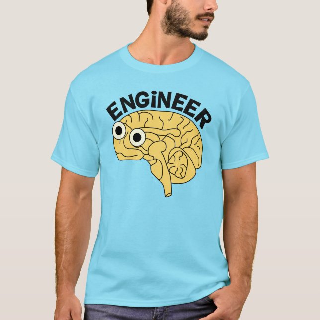 Camiseta Brainy Engineer T-Shirt (Anverso)