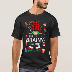 Camiseta Brainy Gnome Buffalo Plaid Mateo Familia Christine