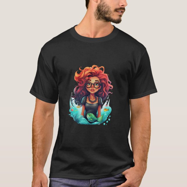 Camiseta Brainy mermaid (Anverso)