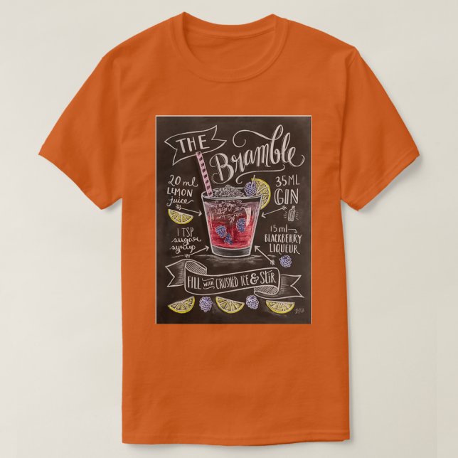 Camiseta Bramble Blackboard (Diseño del anverso)