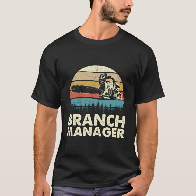 Camiseta Branch Ager Arborist Tree Surgeon Lumberjack Logs (Anverso)