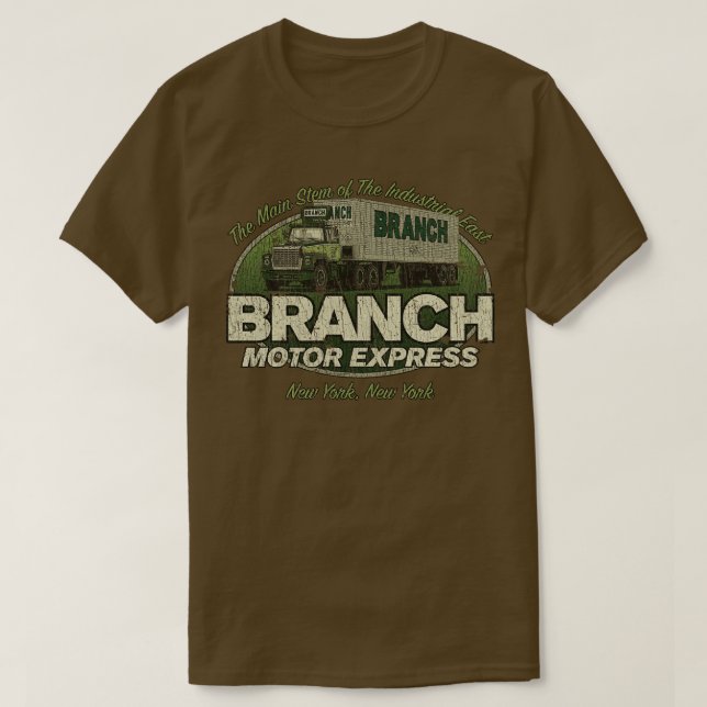 Camiseta Branch Motor Express Company 1923 (Diseño del anverso)