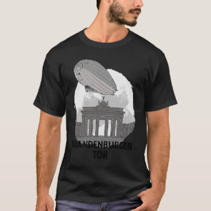 Camiseta Brandenburger Tor Berlin Alemania Silhouette Outli