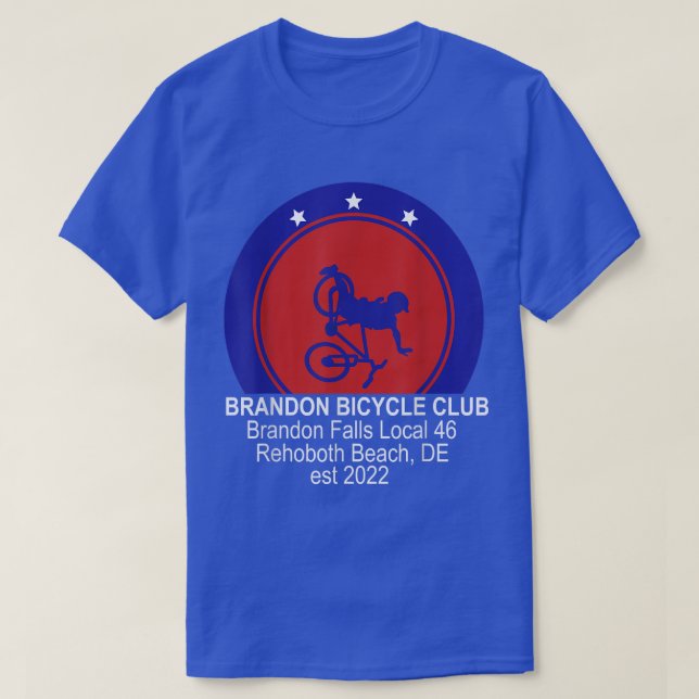 Camiseta Brandon Bicycle Club Brandon Falls Local 46 - funn (Diseño del anverso)