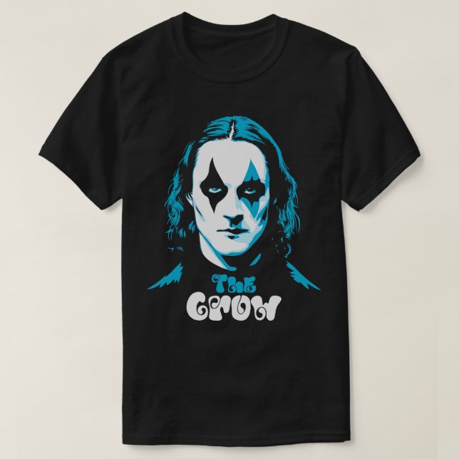 Camiseta Brandon Lee The Crow 90s Retro (Diseño del anverso)