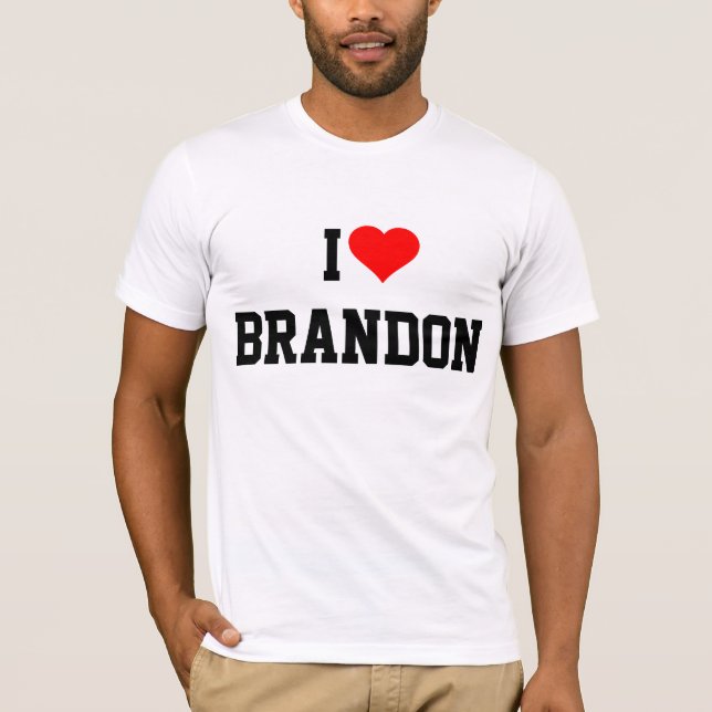 CAMISETA BRANDÓN: ME ENCANTA BRANDON (Anverso)