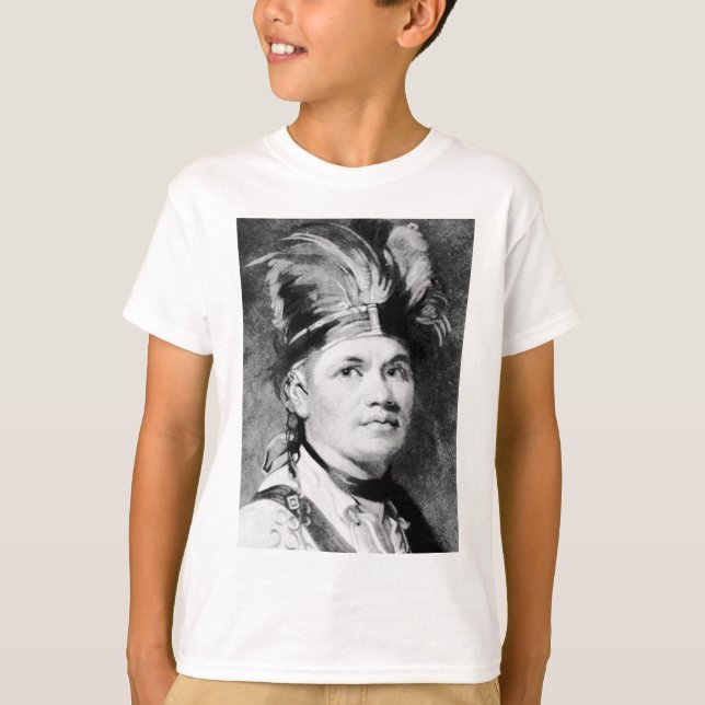 Camiseta Brant - Joseph / Mohawk Jefe indio (Anverso)