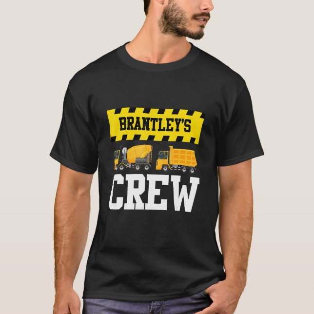 Camiseta Brantley Equipo de construcción Personalizado Dump (Anverso)