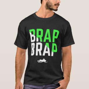 Camiseta Brap Snowmobile Hooed Green Edition