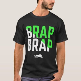 Camiseta Brap Snowmobile Hooed Green Edition