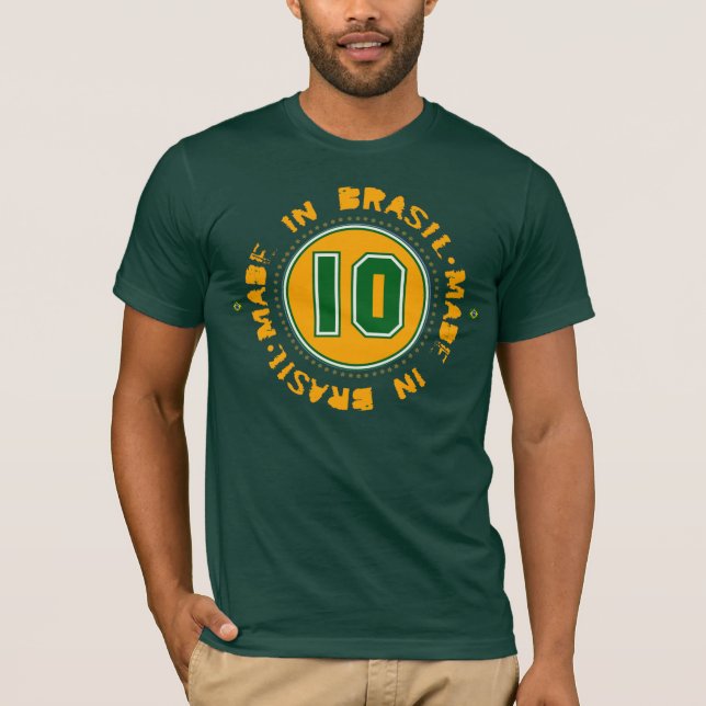 Camiseta Brasil 10 (Anverso)