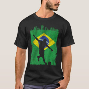 Camiseta Brasil aficionados brasileños bandera de Brasil Br