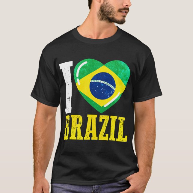 Camiseta Brasil Amo Brasil (Anverso)
