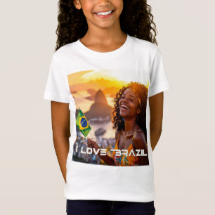 CAMISETA BRASIL - AMO BRASIL