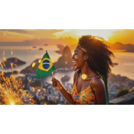 CAMISETA BRASIL - AMO BRASIL