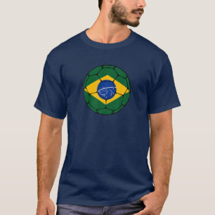 Camiseta Brasil: Apoyo a equipo de fútbol: Bandera brasileñ