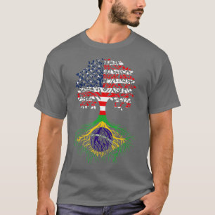 Camiseta Brasil arranca bandera de árbol cultivado estadoun