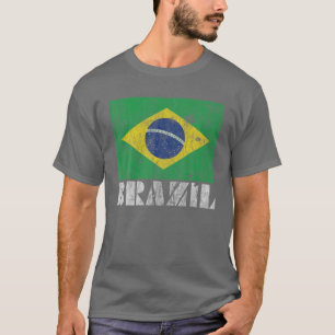 Camiseta Brasil Bandera Brasil Vintage Country Souvenir Gif