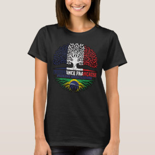 Camiseta Brasil: Bandera de árboles de Francia francesa
