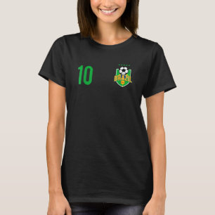 Camiseta Brasil: Bandera de Fútbol número brasileño