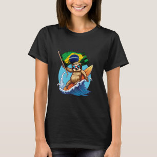 Camiseta Brasil Bandera Slots Surfing Brasilia