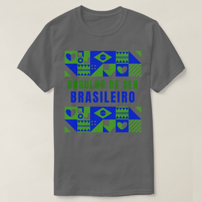 Camiseta brasil brasil brasilero (Diseño del anverso)