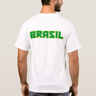 Camiseta Brasil (Brasil) Camisas con símbolo de bandera y t