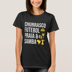 Camiseta Brasil Brasil Churrasco Futebol Samby Byrbecue