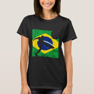 Camiseta Brasil Brasileño Fútbol Raíces Brasileñas Bra