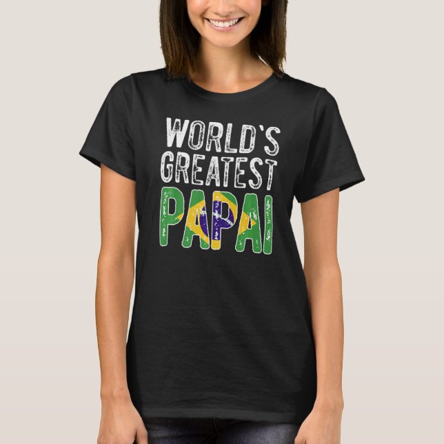 Camiseta Brasil: Brasileños orgullosos de sus raíces brasil (Anverso)