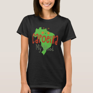 Camiseta Brasil: Capoe del luchador deportivo brasileño de