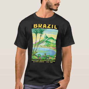Camiseta Brasil Dibuja un Vac de recuerdo de aventuras turí