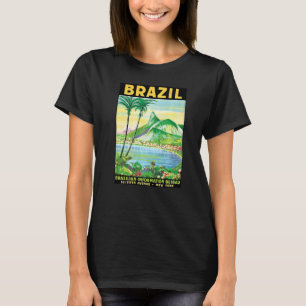 Camiseta Brasil Dibuja un Vac de recuerdo de aventuras turí