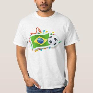Camiseta Brasil, diseño de fútbol