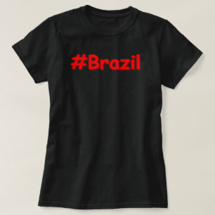 Camiseta "Brasil", diseño elegante. ¡Hazte con una en Zazzl