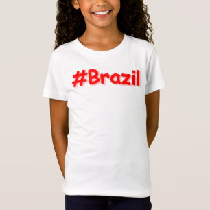 Camiseta "Brasil", diseño elegante. ¡Hazte con una en Zazzl