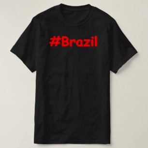 Camiseta "Brasil", diseño elegante. ¡Hazte con una en Zazzl