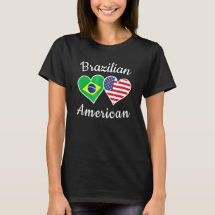 Camiseta Brasil Ee.Uu. Niños Brasileños Estadounidenses De