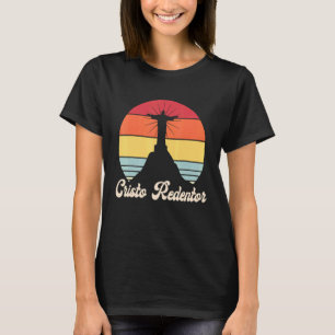 Camiseta Brasil: El ascenso del Sol Cristo Redentor Retro R