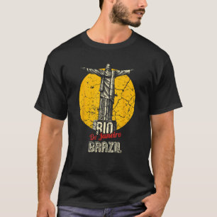 Camiseta Brasil: El Cristo brasileño en la estatua del Rede
