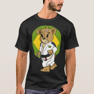 Camiseta Brasil: El oso luchador brasileño Jiu Jitsu BJJ MM
