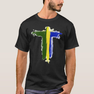 Camiseta Brasil Estatua Jesús Motif Cristo Redentor Río de