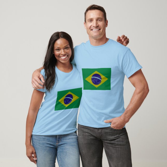 Camiseta Brasil FLAG International (Unisexo)