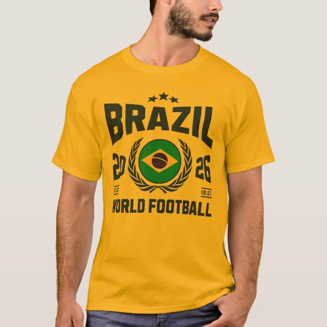 Camiseta Brasil Fútbol 2026 (Anverso)