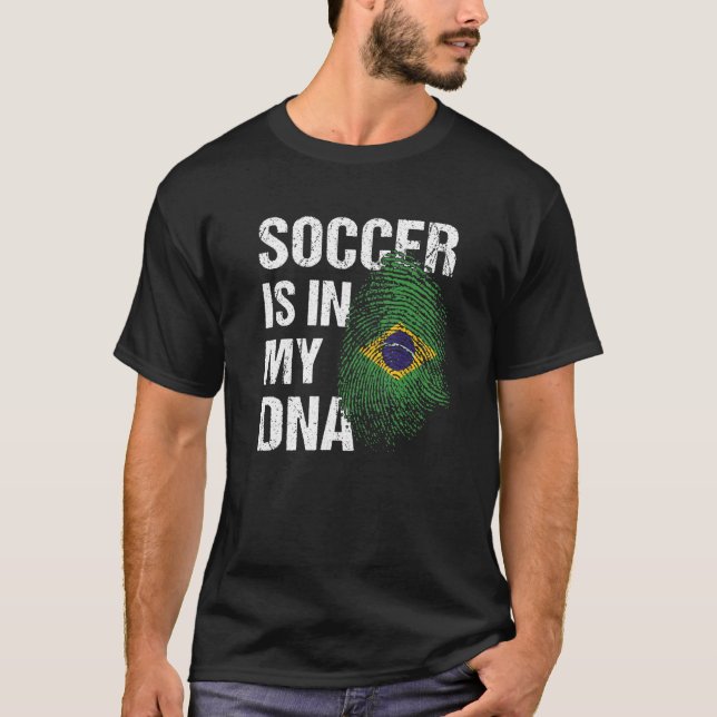 Camiseta Brasil: Futbol brasileño de fútbol (Anverso)