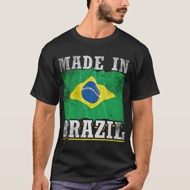Camiseta Brasil hecho en Brasil (Anverso)