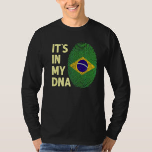 Camiseta Brasil: Mi Adn, El Equipo Brasileño De Bandera Bra