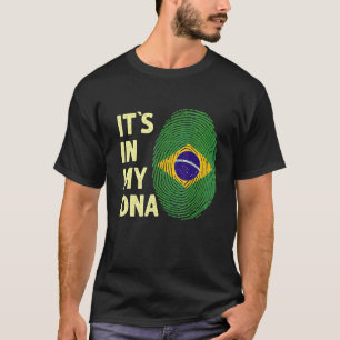 Camiseta Brasil: Mi Dna, El Equipo De Bandera Brasileña