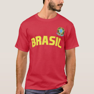 Camiseta Brasil Orgullo brasileño Bandera internacional de 