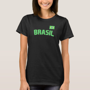 Camiseta Brasil Orgullo brasileño Bandera internacional de